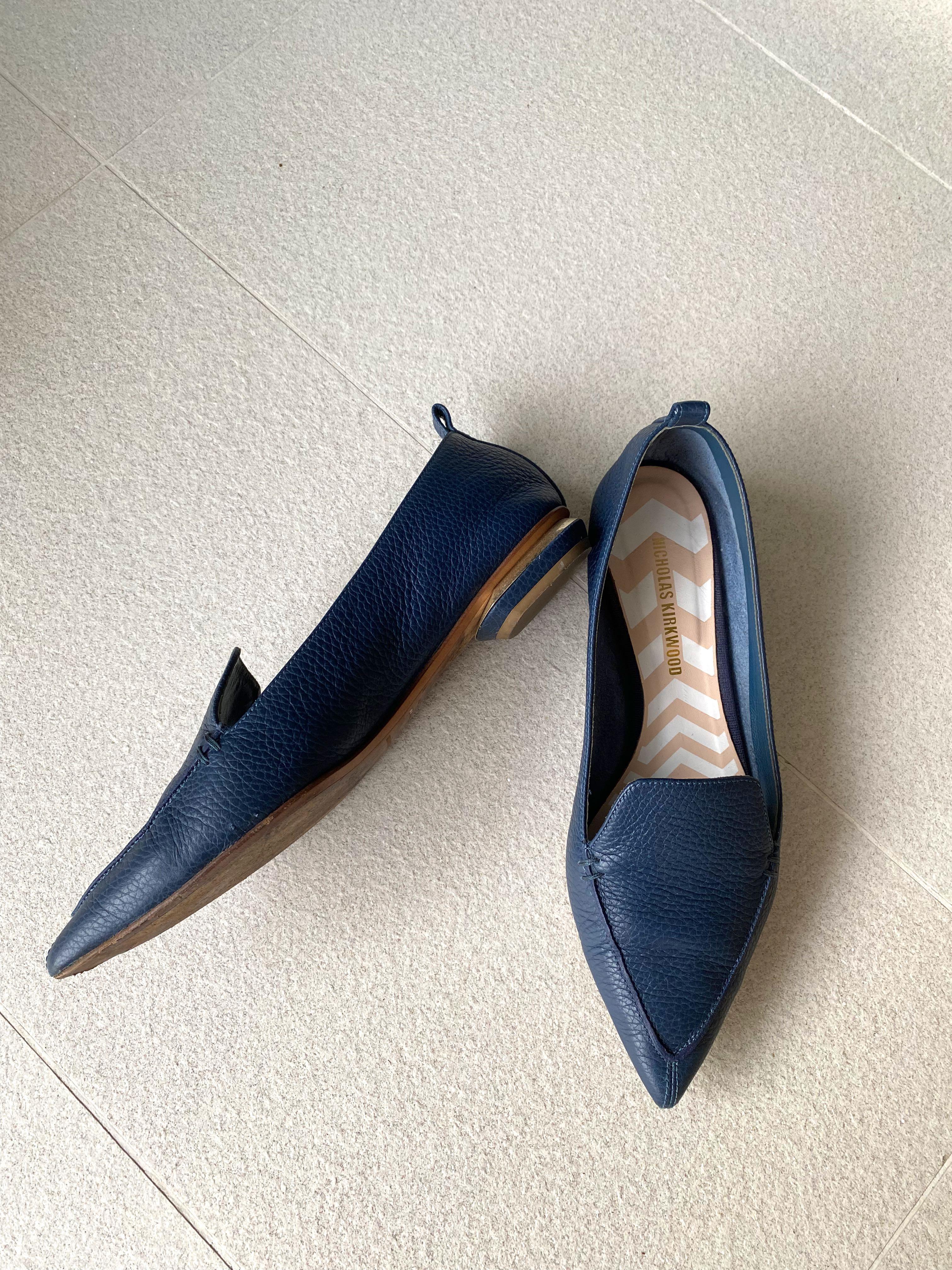 Nicholas kirkwood beya hotsell leather loafers