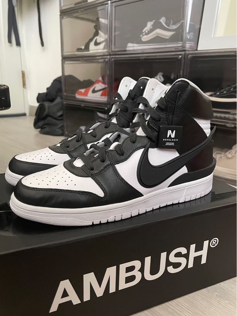 Nike Dunk High Ambush Black White 黑白熊貓高筒Dior 設計師Yoon 聯名