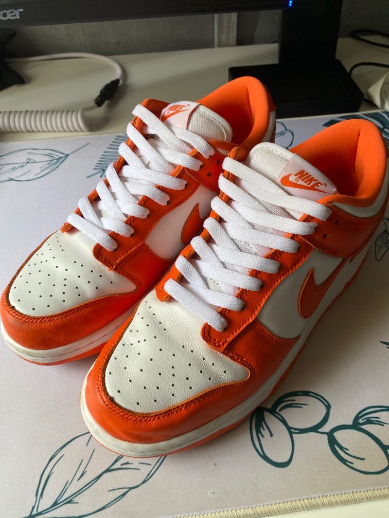 low top syracuse dunks