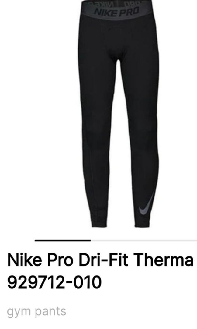 Nike Pro Dri-Fit Therma Training Leggings Men Black 929712-010