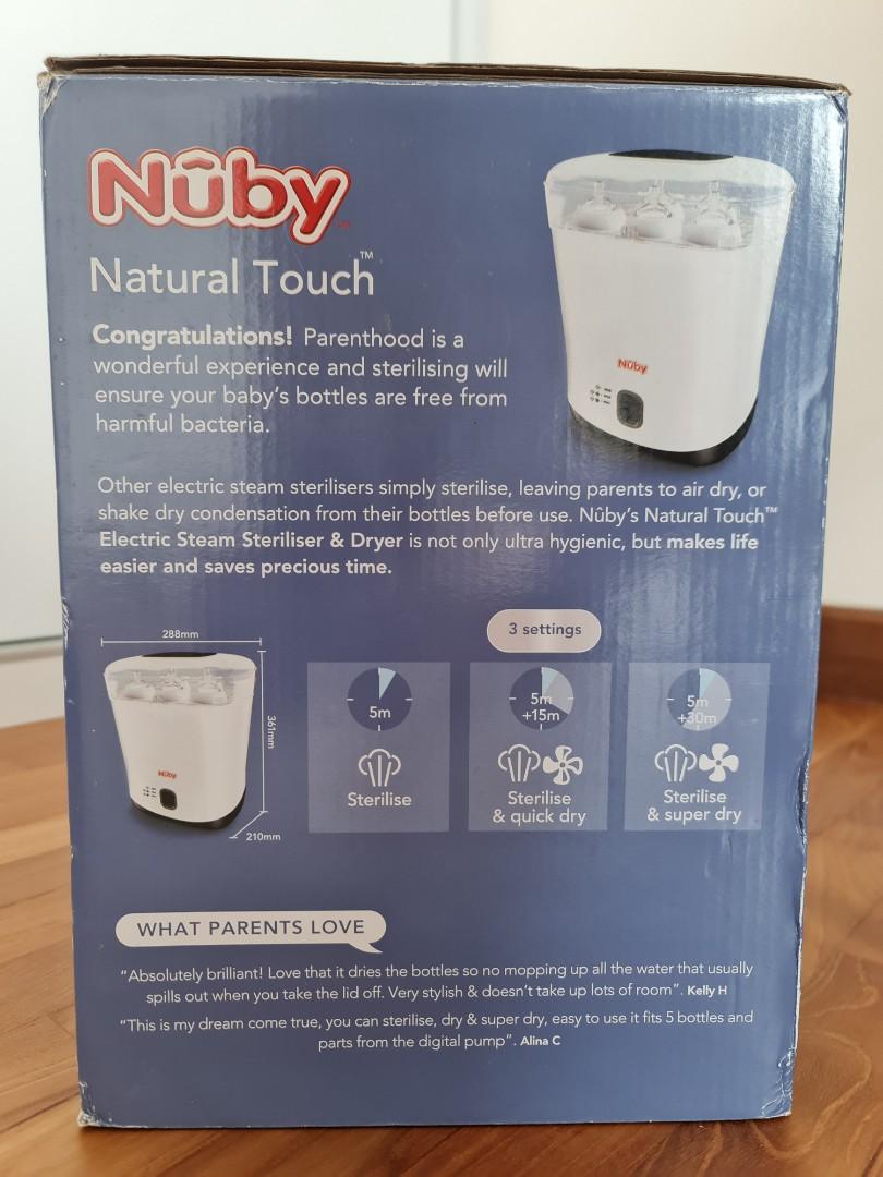Nuby steam top steriliser and dryer