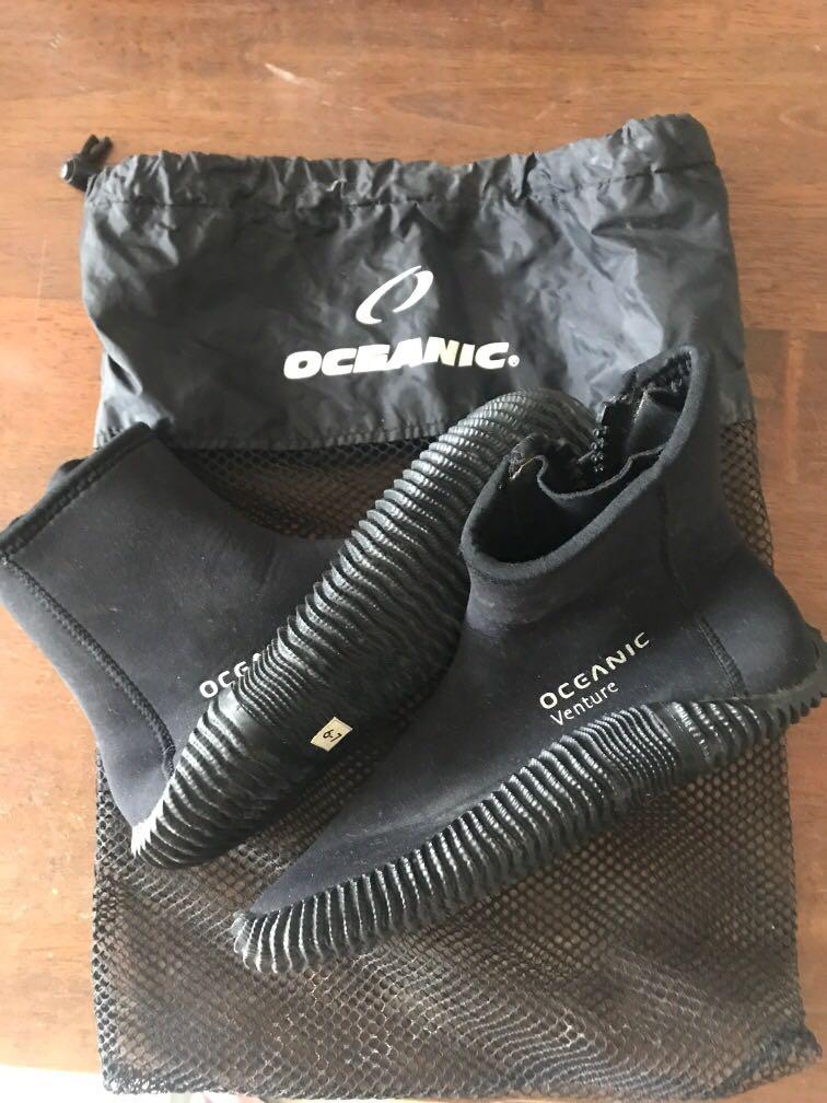OCEANIC DIVING BOOTS, Sports Equipment, Sports & Games, Water Sports on