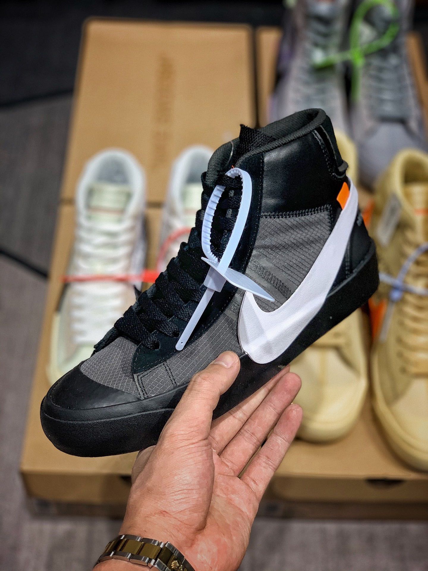 OFF WHITE X NIKE BLAZER MID GRIM REAPERS