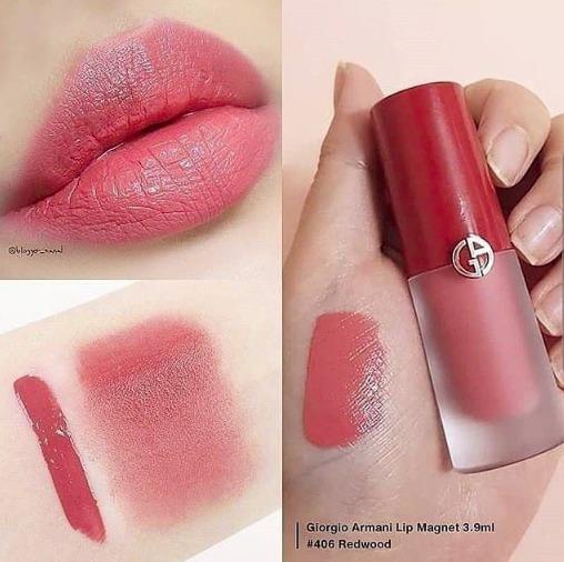 Original] Giorgio Armani Lip Magnet Second-Skin Intense Matte Liquid  Lipstick #406 , Beauty & Personal Care, Face, Makeup on Carousell