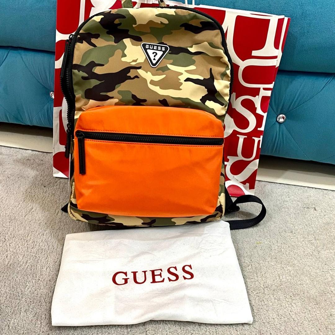 Original Guess Backpack Camouflage, Men's Fashion, Bags, Backpacks on ...