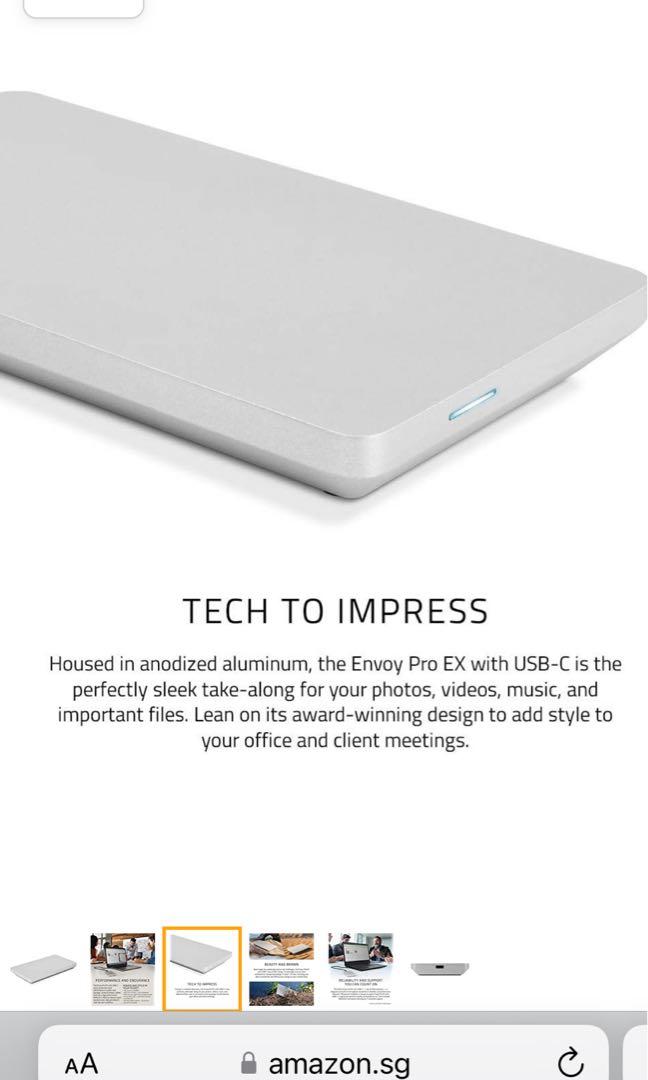 OWC 0Gb Envoy Pro Ex Usb-C External Nvme M.2 Ssd Storage Solution ...