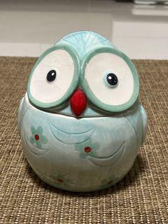 Owl Ceramic Jar