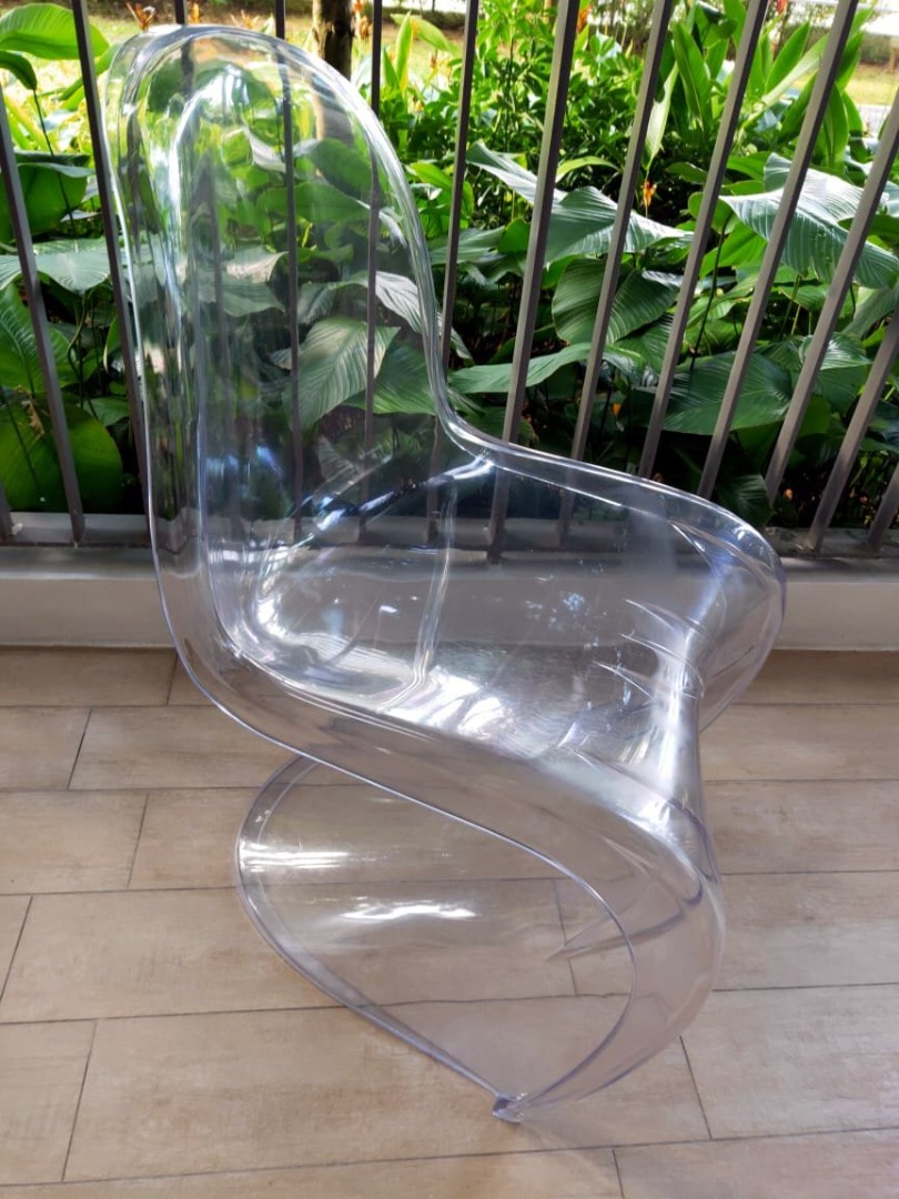 Panton chair transparent store