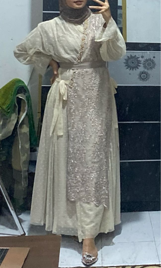 Dress party hijab top
