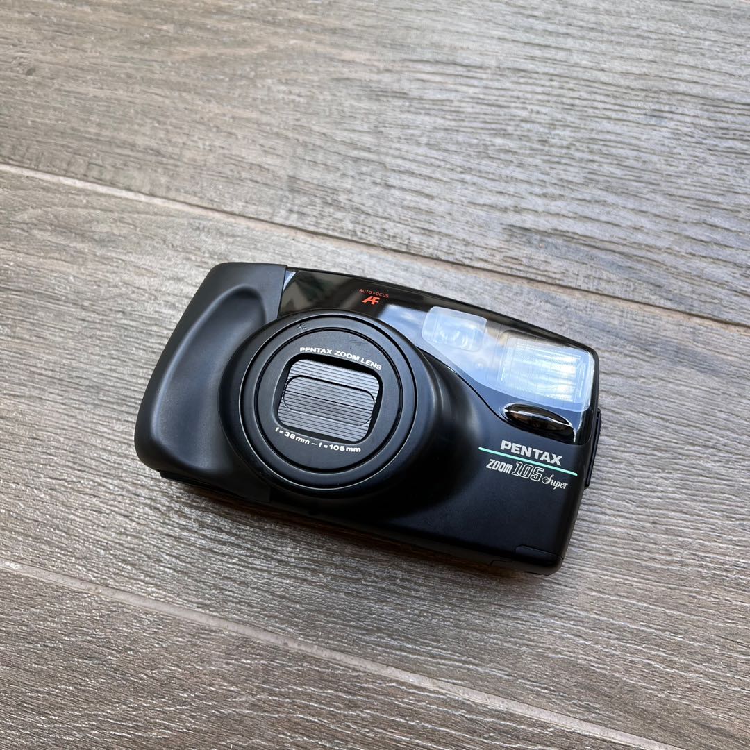PENTAX Zoom 105 Super – Appareil Photo 35mm Avec Zoom Automatique, Noir (occasion)