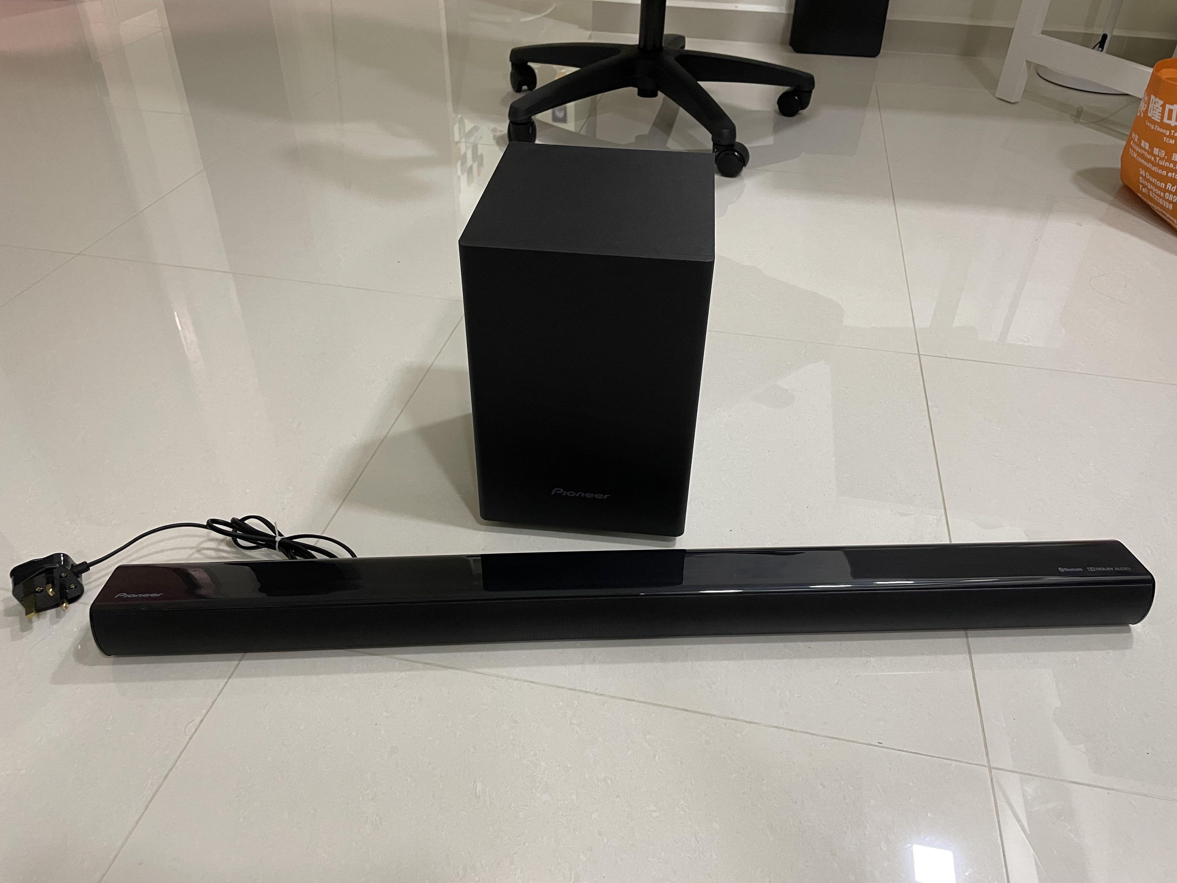Pioneer wireless soundbar and subwoofer l SBX 101