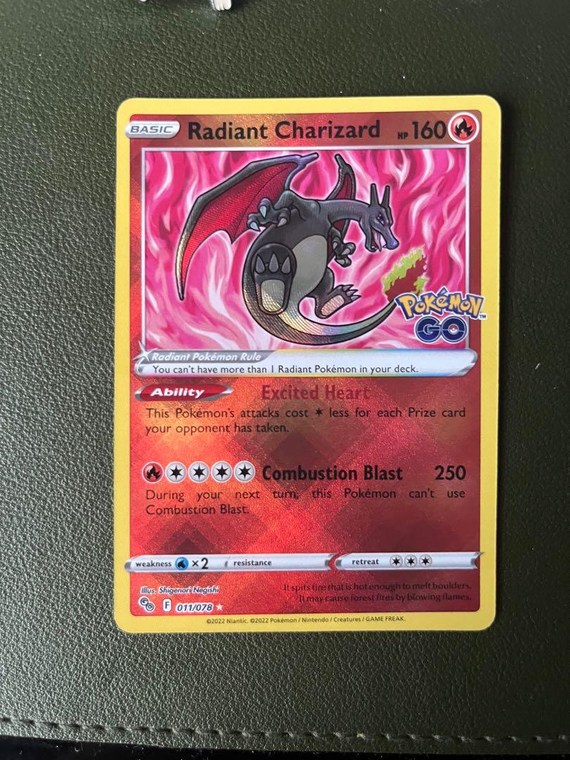 radiant charizard pokemon go card price Amazon.com: Radiant Charizard - 011/078 - Pokemon Go