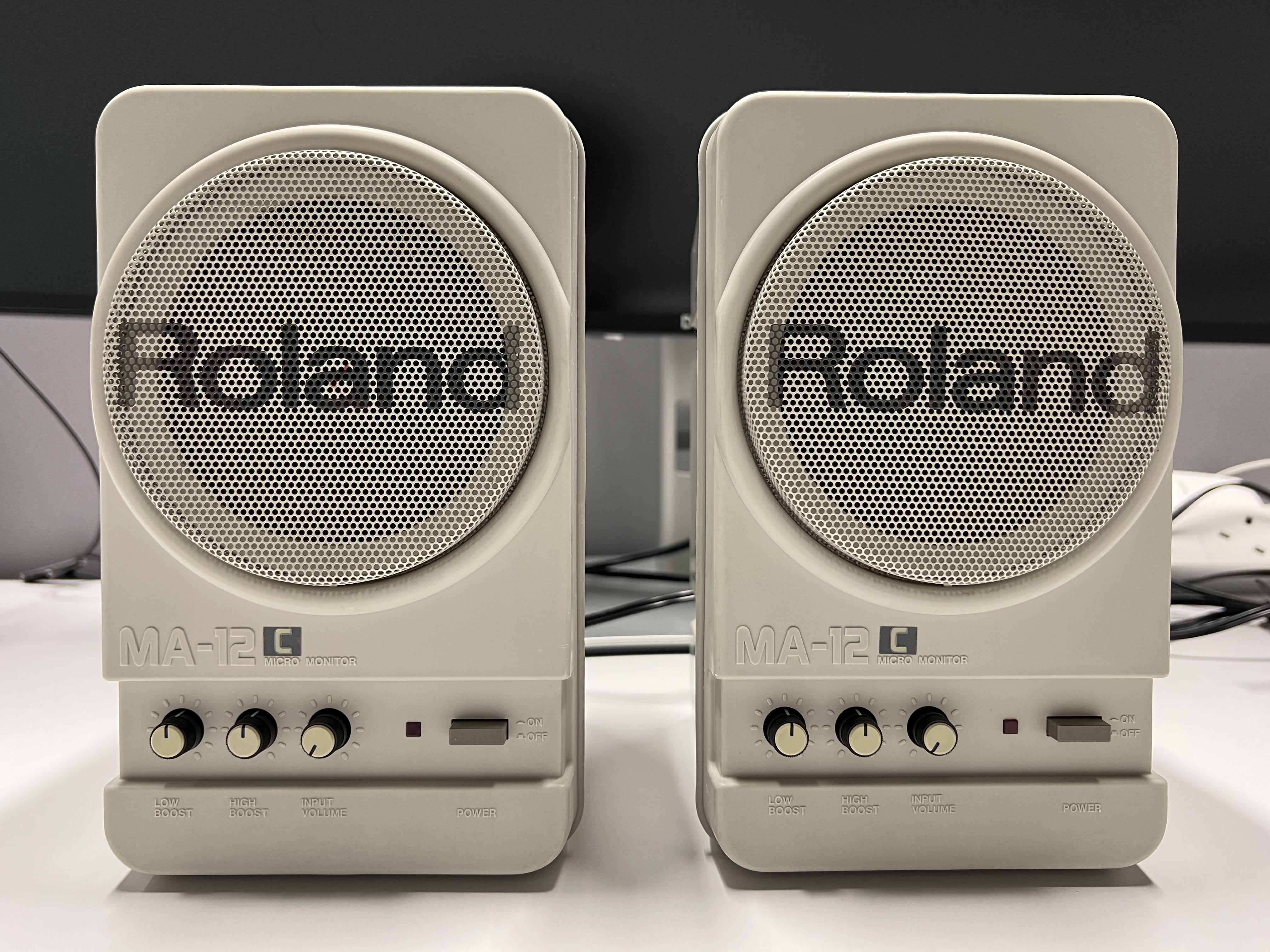 Roland MA-12C Micro Monitor Speaker (Like New), 音響器材, Soundbar