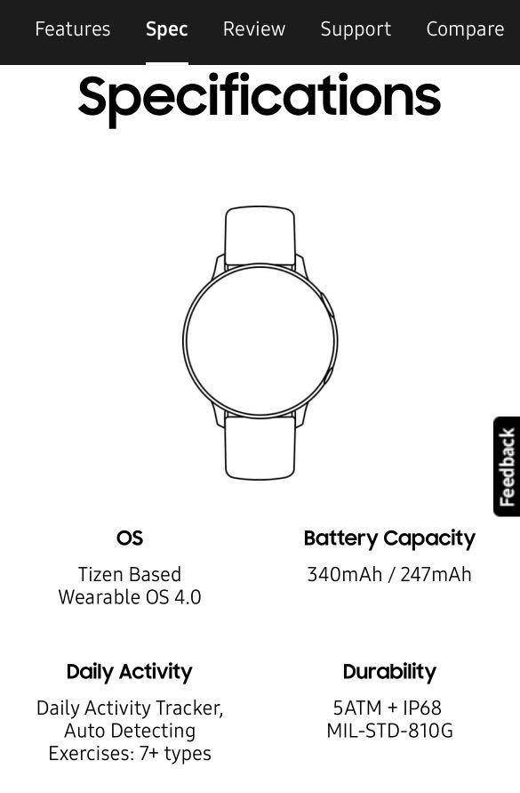 Samsung Galaxy Watch Active 2
