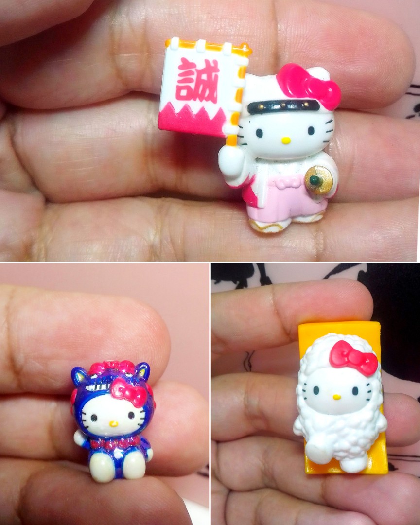 Sanrio HELLO KITTY mini figures 3, Hobbies & Toys, Toys & Games on