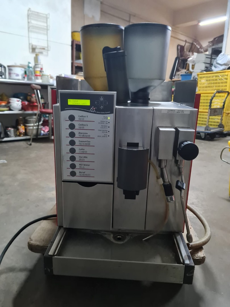 SCS Swiss Coffee Machine. Dual Coffee Bean Cannister Model, TV & Home