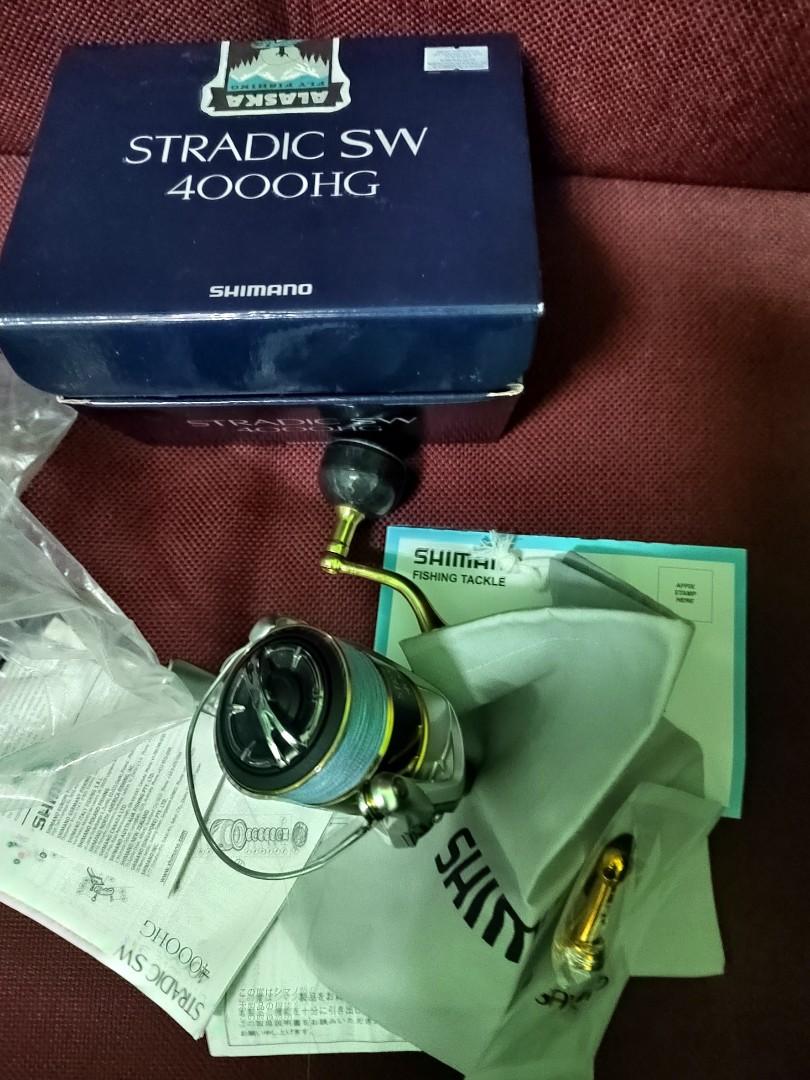 cheap buy Shimano 20 STRADIC SW 4000HG Spinning Reel Used Near Mint !