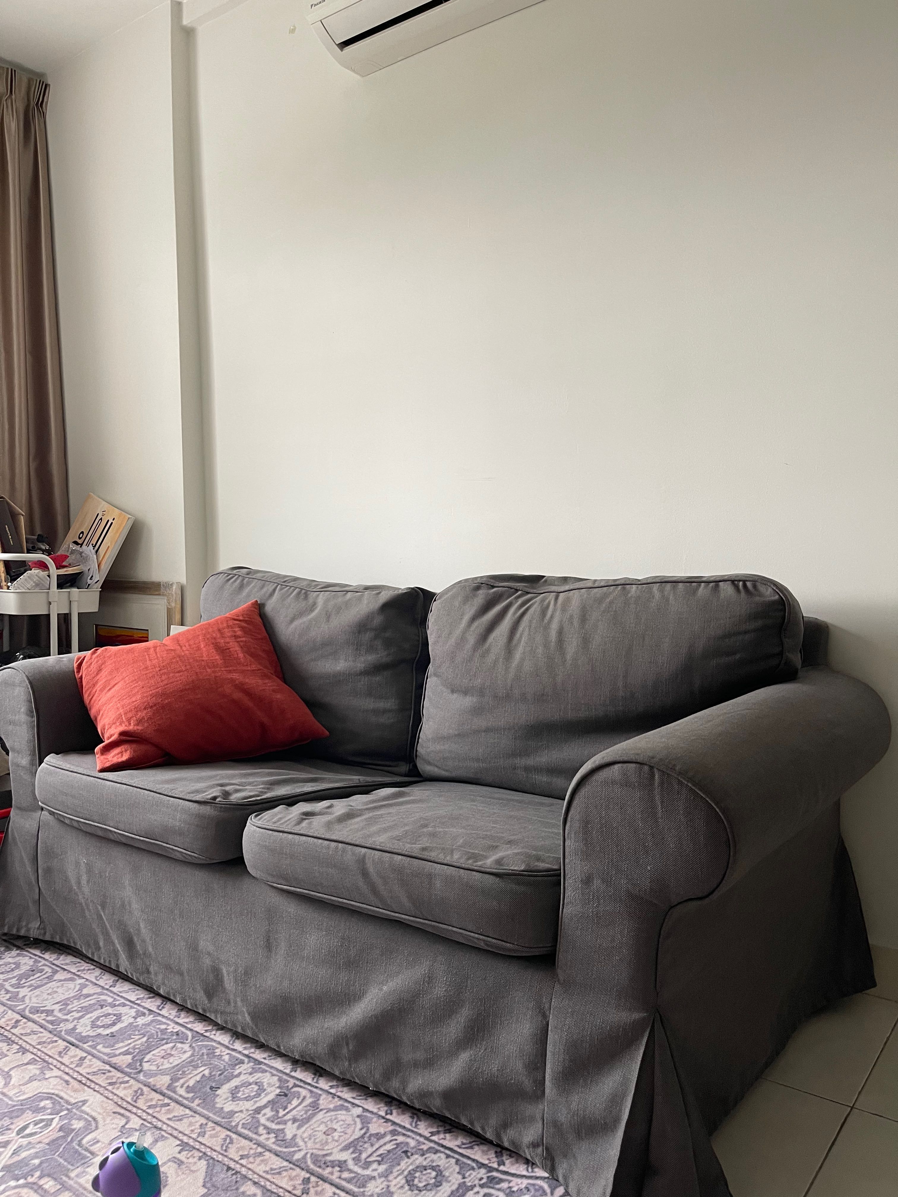 Sofa ikea 2 seater, Furniture & Home Living, Furniture, Sofas on Carousell