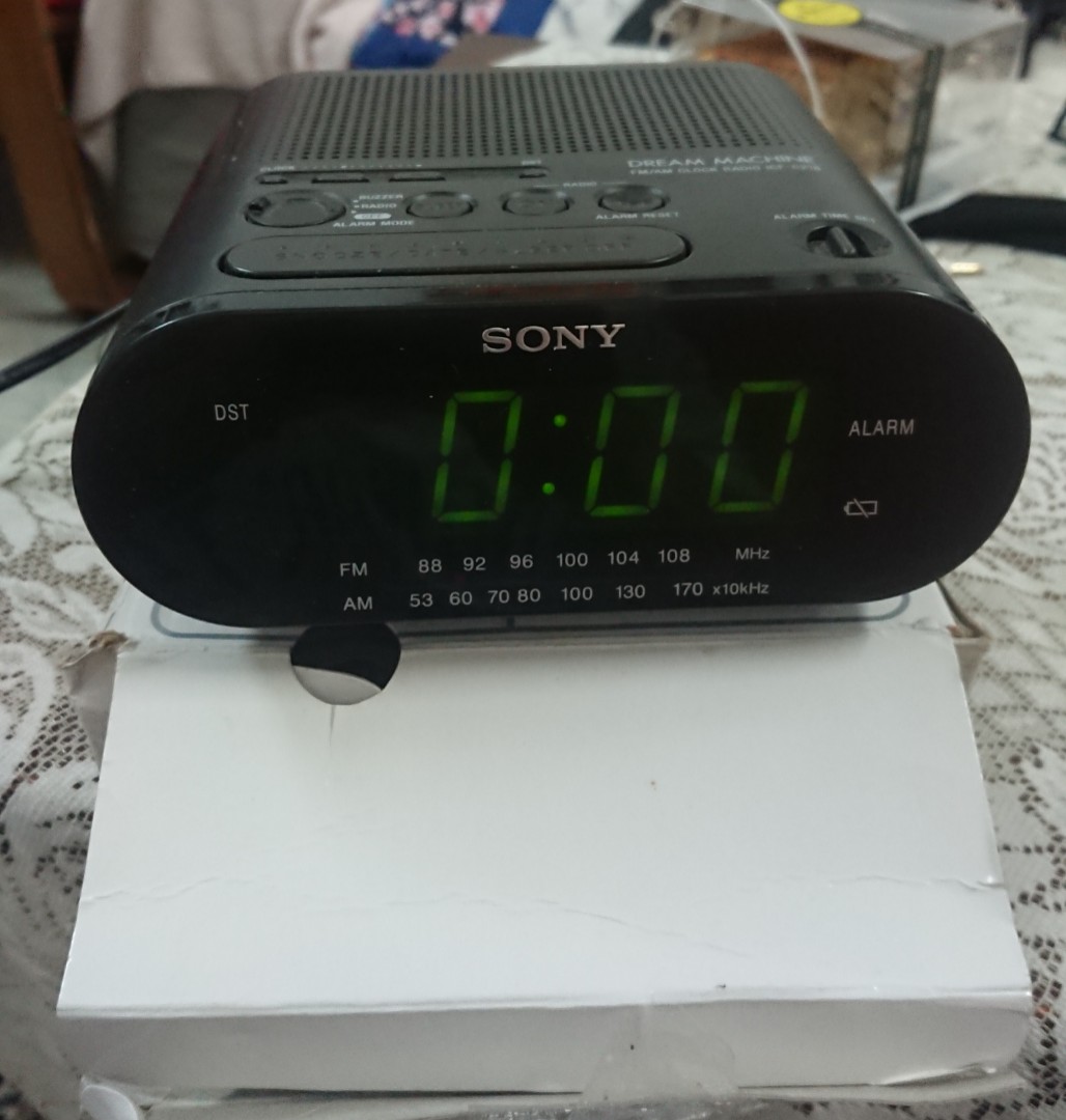 Sony Clock Radio ICF-C218, Audio, Portable Audio Accessories on Carousell