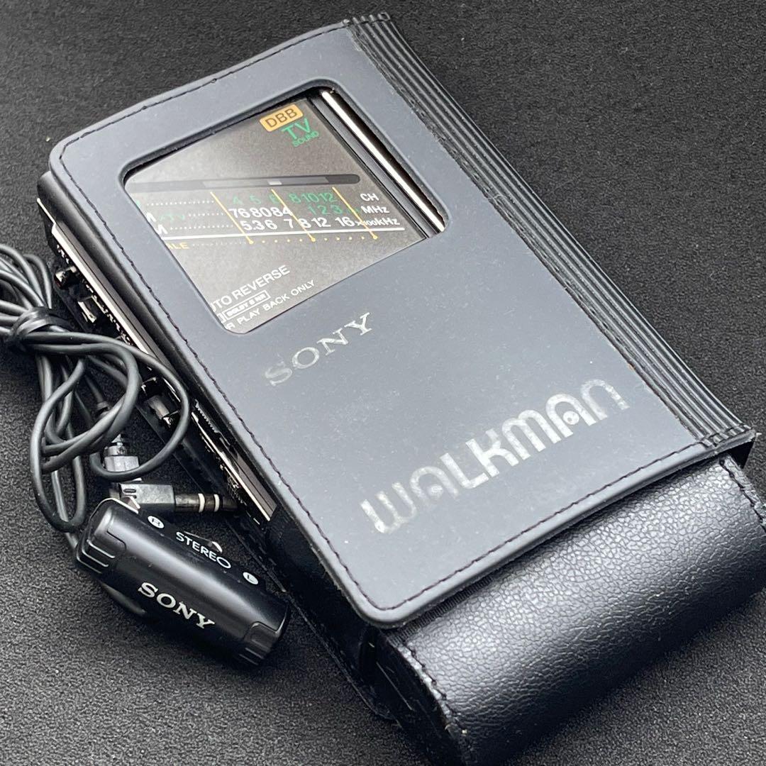 美品 整備済完全動作品 おぼしき SONY Walkman WM-F404 ブラック