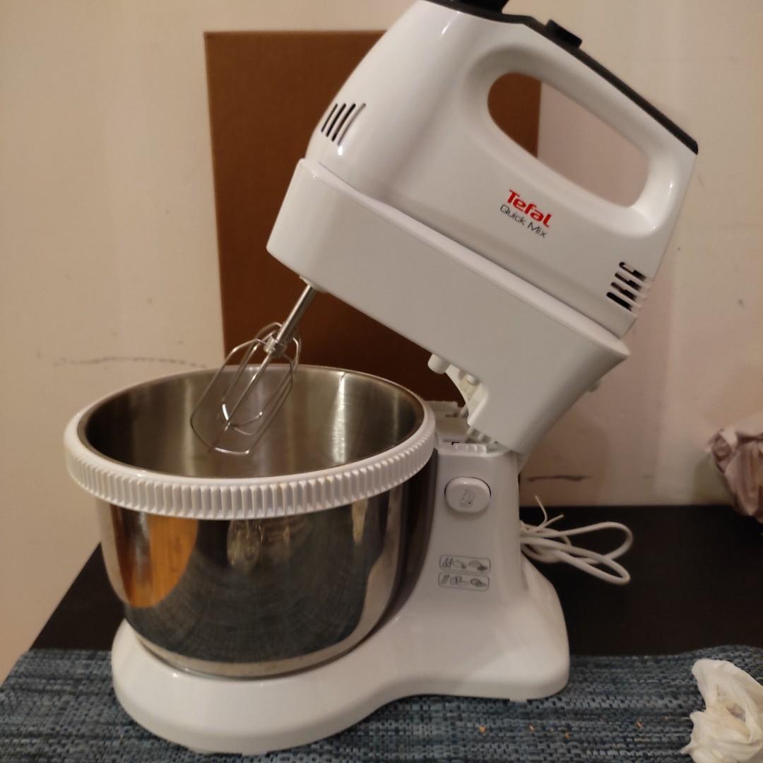 Tefal 2 in 1 handmixer standmixer, 家庭電器, 廚房電器, 打蛋器及廚師機 Carousell