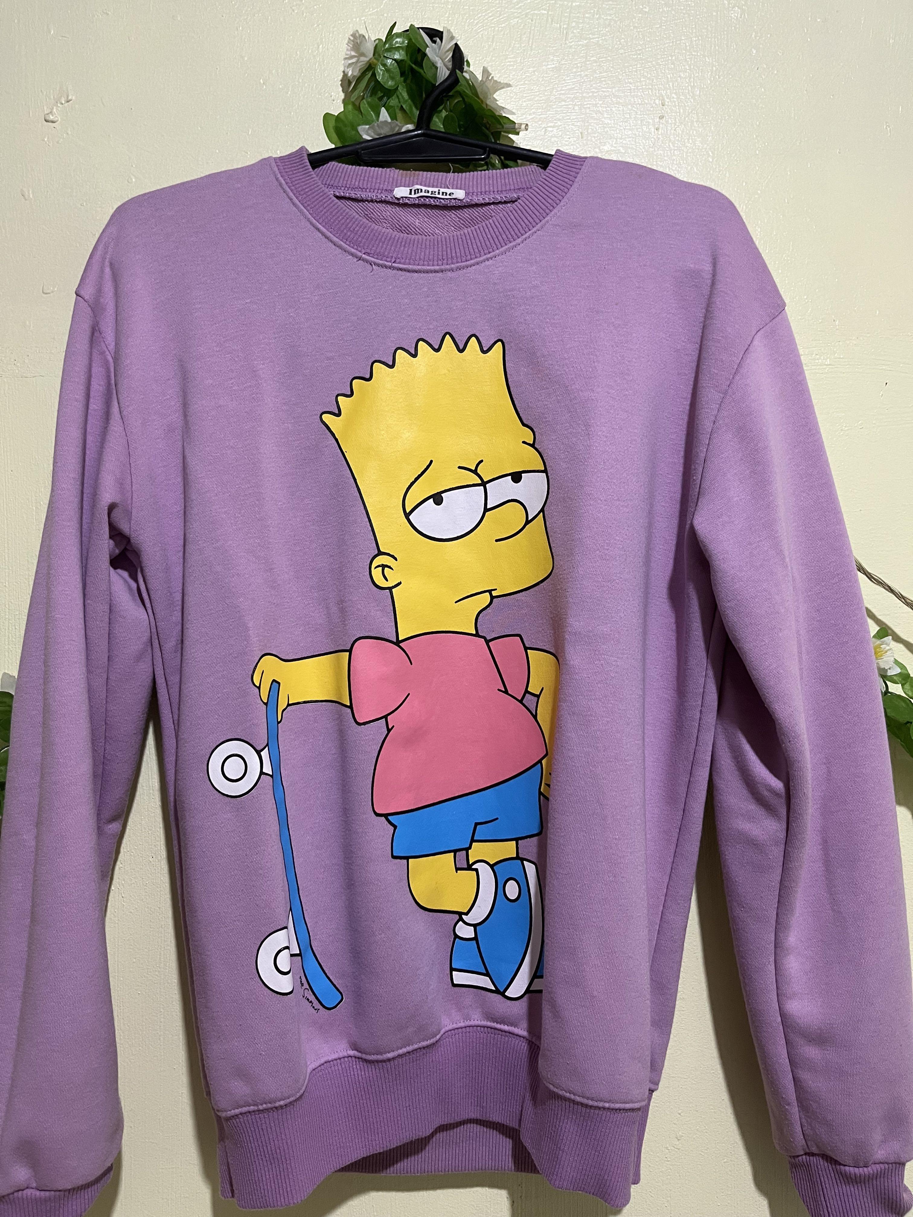 The Simpsons Bart Sweatshirt Women s Fashion Tops Others Tops on Carousell