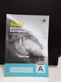 Think! Additional Mathematics Version A Workbook only