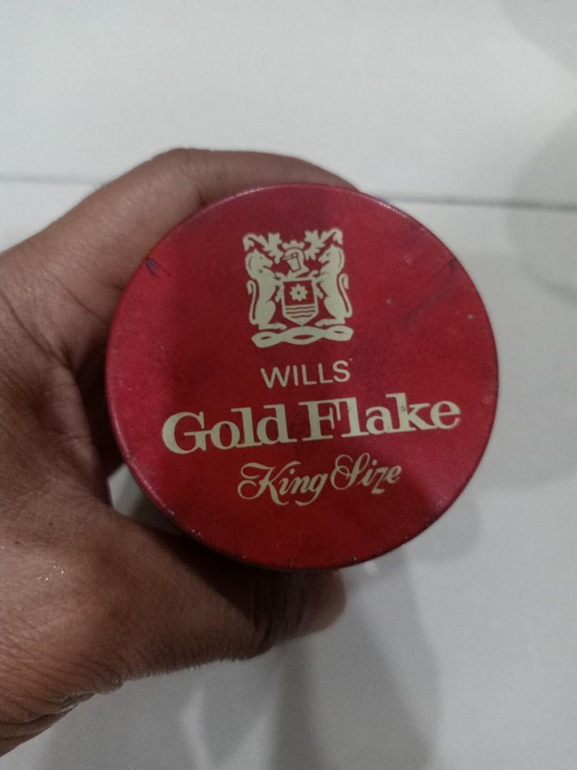 tin rokok lama - gold flake king size, Hobbies & Toys