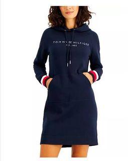Tommy Hilfinger woman long raglan sleeve hoodie dress