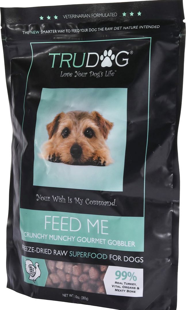 Trudog feed me crunchy munchy top gourmet gobbler