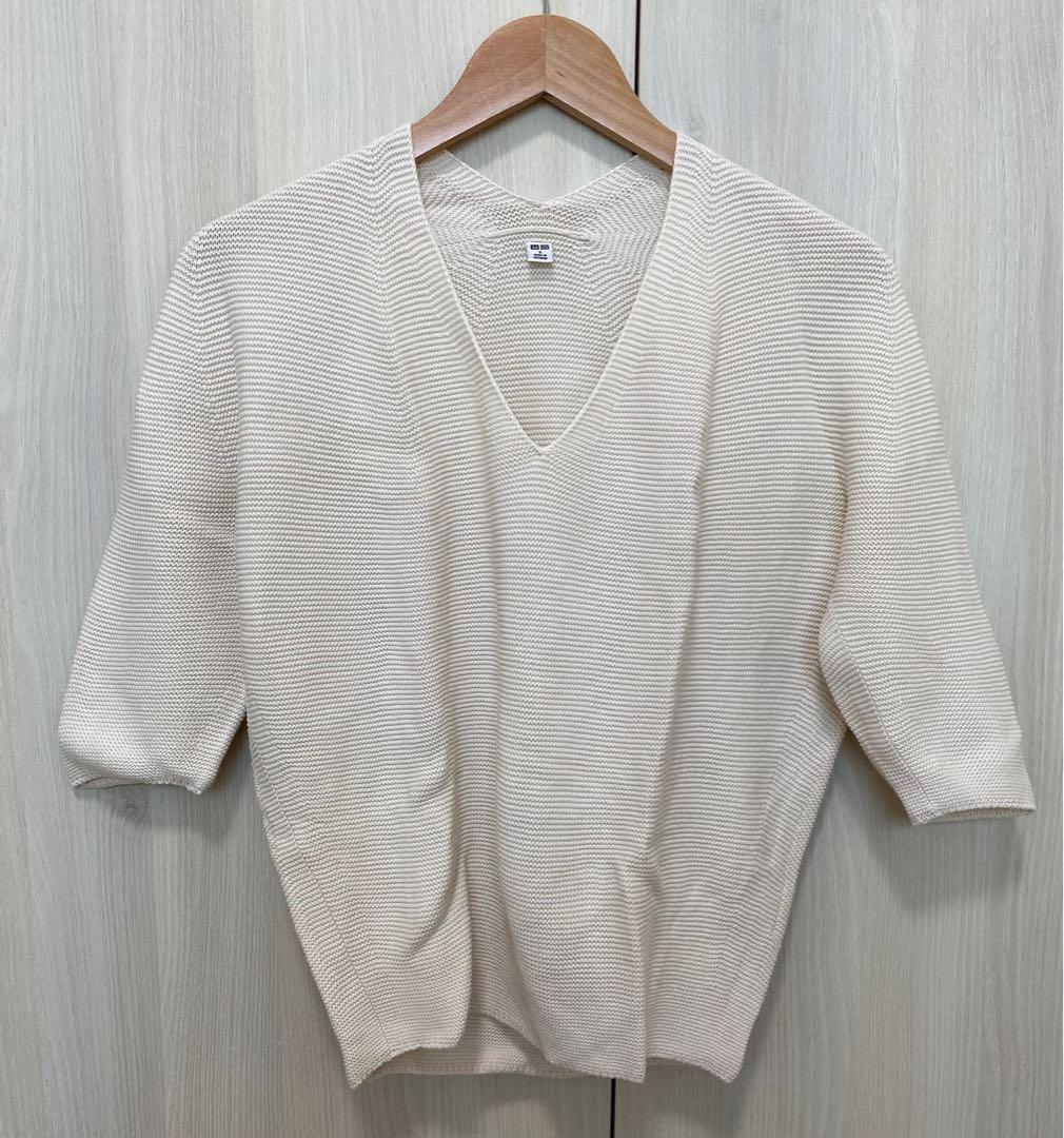 Uniqlo 3d cotton cocoon sale sweater