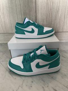 US 8.5w & 9.5w Air Jordan 1 Low Turquoise/ New Emerald
