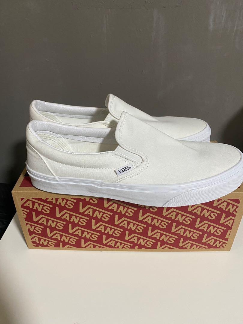 White van slip on womens on sale