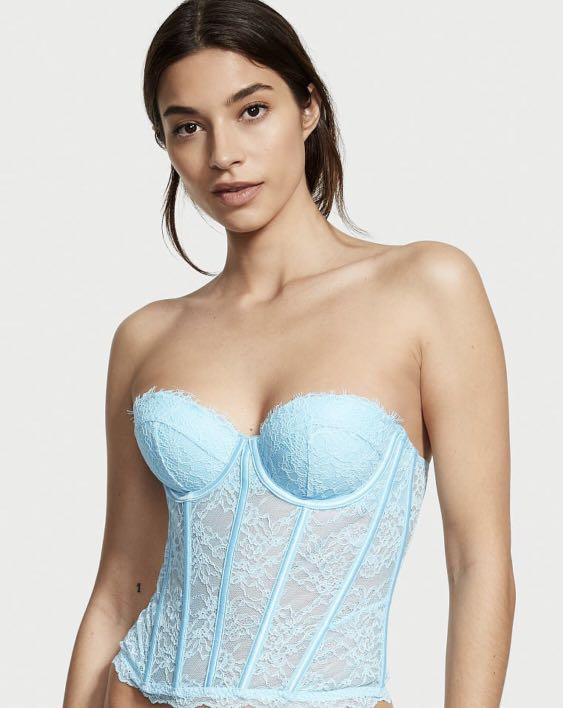 Victoria's Secret Floral Lace Corset Top, Women's Fashion, Tops, Other Tops  on Carousell