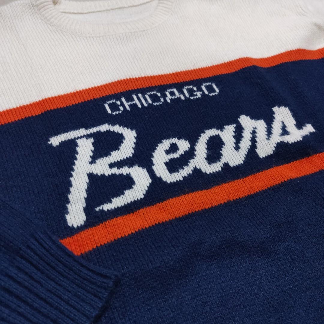 VTG 1980s Cliff Engle Chicago Cubs Sweatshirt Adult Medium White Knit  Crewneck