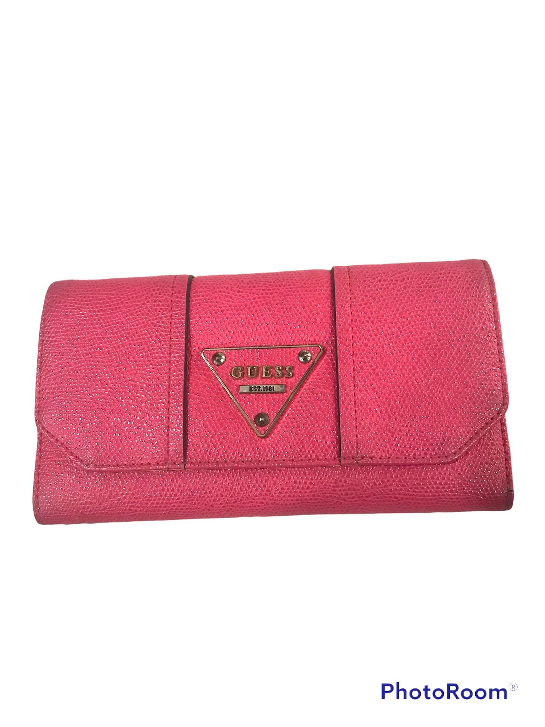 Guess wallet pink cheap