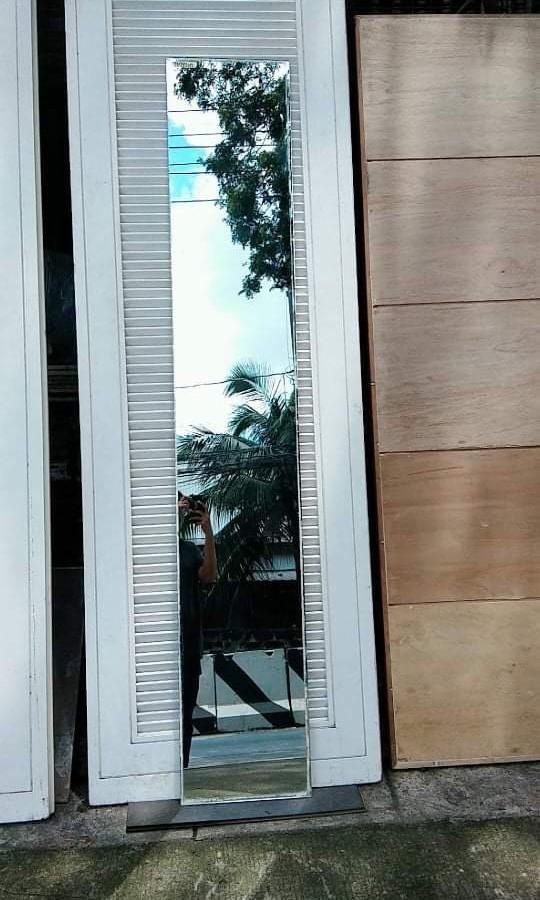 Wardrobe Cabinet / Wall Mirror (Category: Mirrors) located in Quezon City. Submitted by atgeremias313 (Listing ID 1174588959, Image 3). Description: Wardrobe Cabinet / Wall Mirror For only P1,000 !!! Dimensions: WxH 33 x 194 cm - 3pcs 33 x 188 cm - 1pc 📌 Please message us for more details A.T. GEREMIAS TRADING (Please pin: ALMAAN TRADING) 313 Quirino Highway, Baesa, Quezon City (Beside Baesa Hotel) Contact no: 09319272548/ 09619812841(viber) DEL