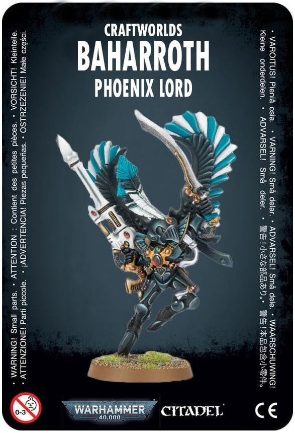 Warhammer 40K Aeldari Eldar Metal Phoenix Lord Baharroth NEW, Hobbies ...