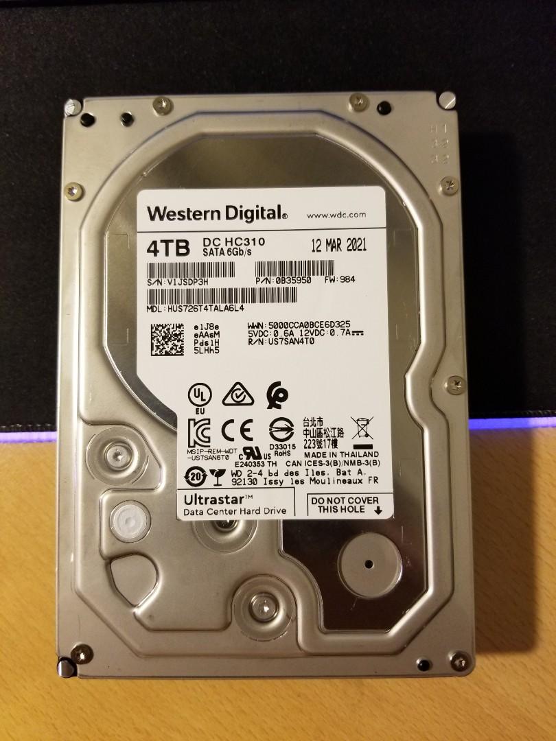Western Digital 4tb ultrastar hdd (Category: Hard Disks & Thumbdrives) located in Manila. Submitted by sound.solution (Listing ID 1174666904, Image 2). Description: original and authentic western digital 4tb ultrastar data center hard drive size - 4tb sata 6gb/s like new item just opened package and tested - 7,000.00php brand new sealed - 8,500.00php.