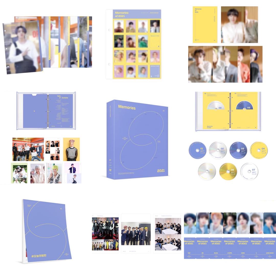 Weverse官網預售] BTS Memories of 2021 DVD 防彈少年團回憶錄2021