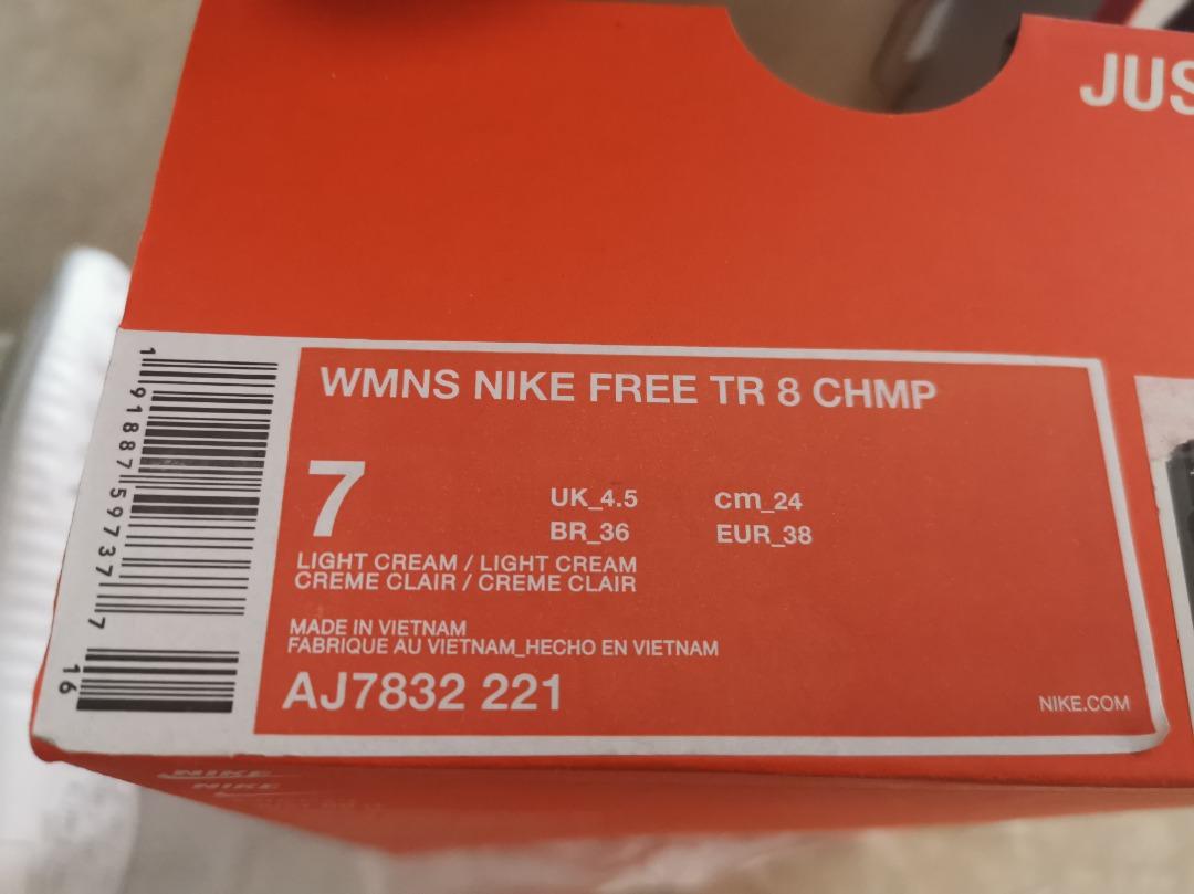 wmns nike free tr 8 chmp
