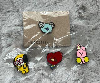 [wts] bt21 bts enamel pin