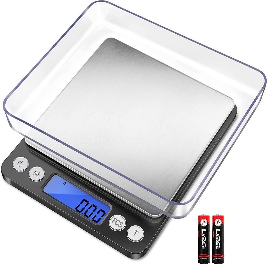 Ascher Portable Digital Scale with Back-lit LCD Display Pocket Scale Elite... 