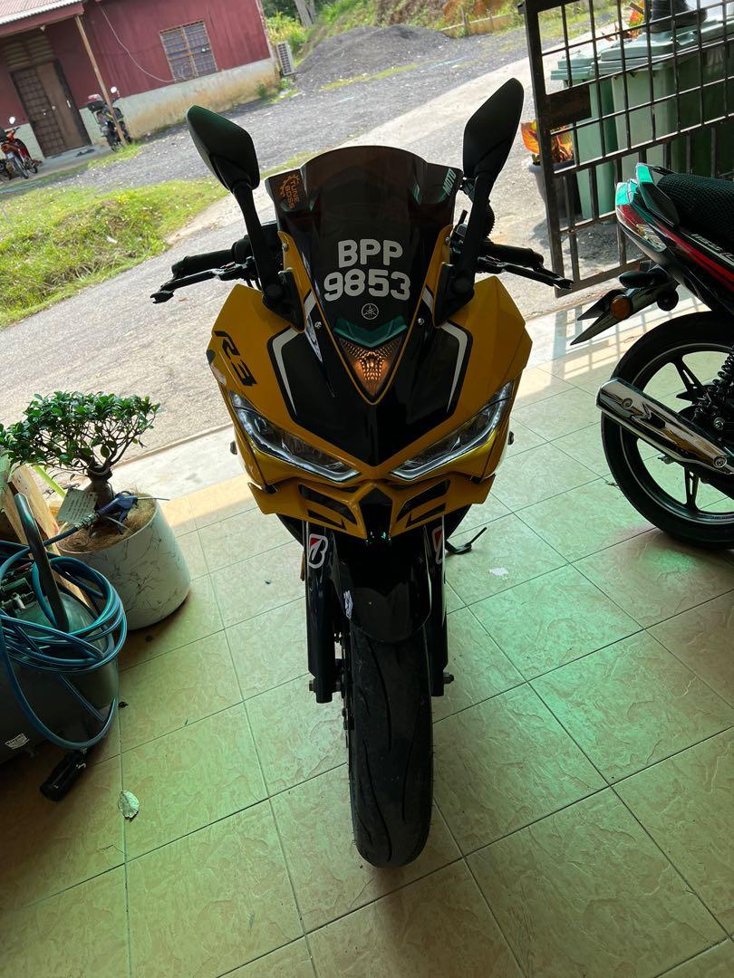 Yamaha R25 spec R3 original V1 Low Mileage, Motorbikes on Carousell