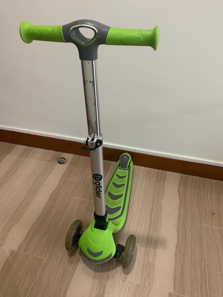 Kids Scooter Yvolution Kids Glider Air Kick Scooter Yellow