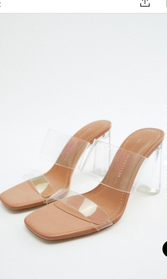 Zara vinyl heels, Women's Fashion, Footwear, Heels on Carousell