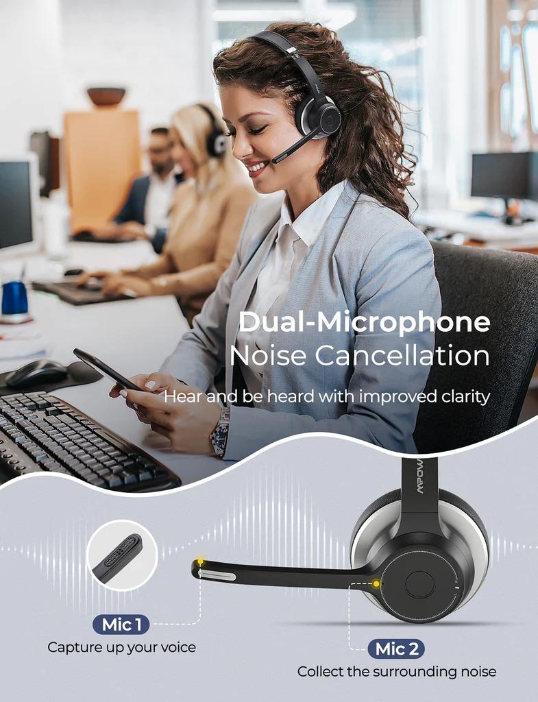 Mpow headphones store mute button
