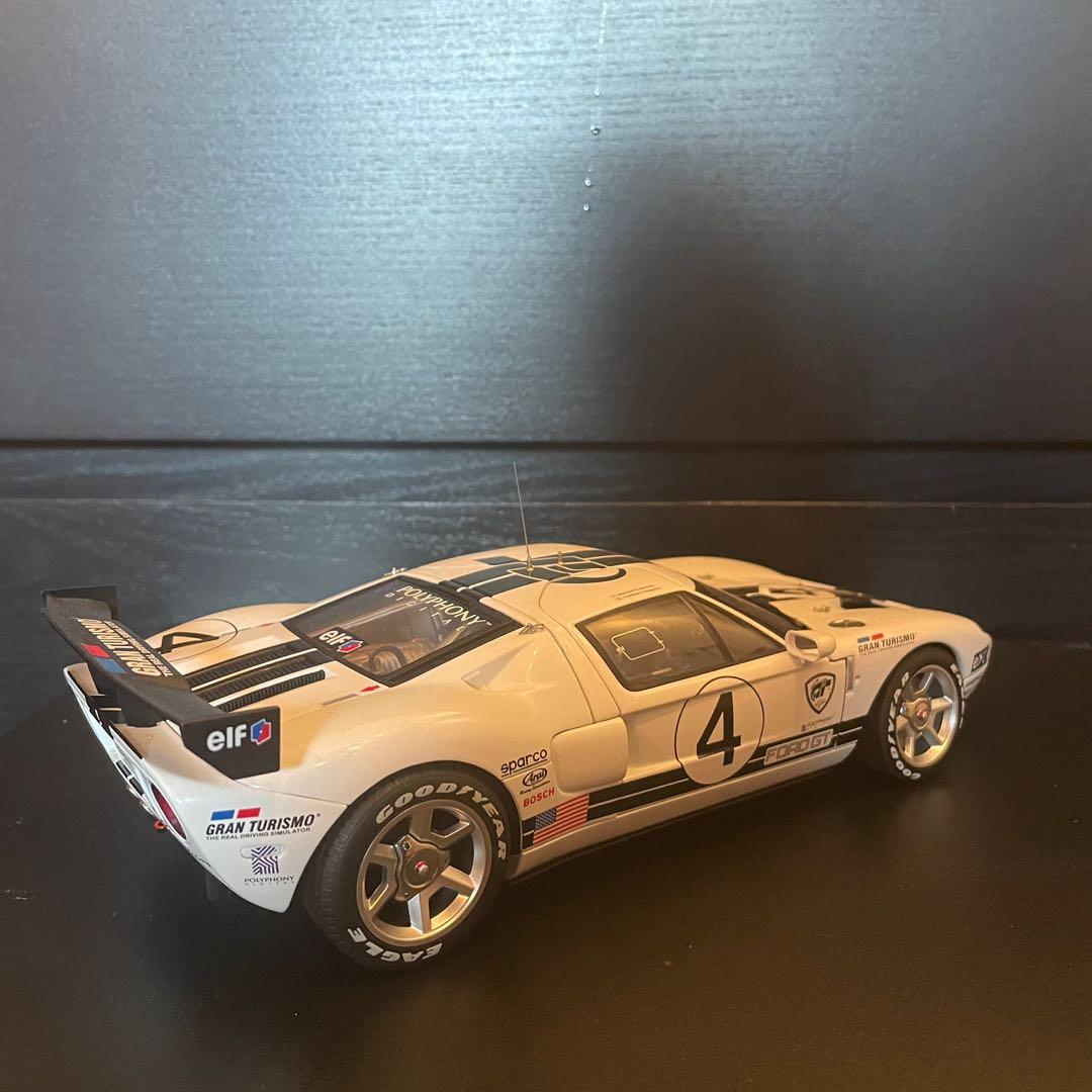 The legendary Gran Turismo 4 star - [AUTOart] Ford GT LM [1/18] [OC] :  r/Diecast