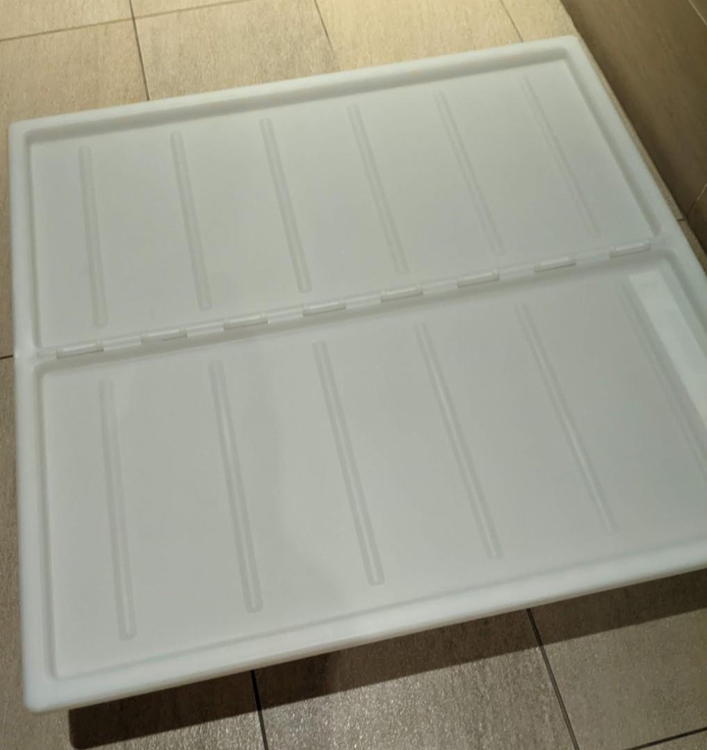 2 Ikea Gimse under bed storage boxes containers, Furniture & Home