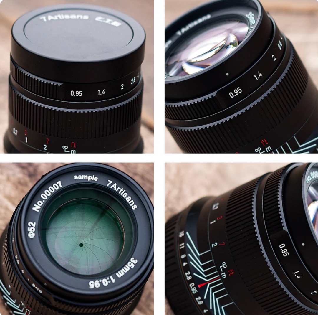 7artisans 35mm F0 95 Prime Lens For Fuji X Mount Photography Cameras